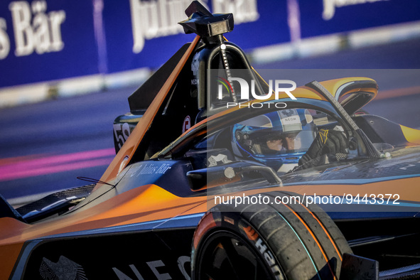 58 RAST Rene (ger), Neom McLaren Formula E Team, Spark-Nissan, Nissan e-4ORCE 04, action during the 2023 Mexico City ePrix, 1st meeting of t...