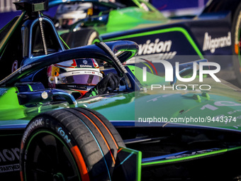 16 BUEMI Sebastien (swi), Envision Racing, Spark-Jaguar, Jaguar I - Time 6, action during the 2023 Mexico City ePrix, 1st meeting of the 202...