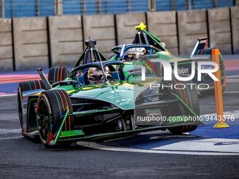 16 BUEMI Sebastien (swi), Envision Racing, Spark-Jaguar, Jaguar I - Time 6, action during the 2023 Mexico City ePrix, 1st meeting of the 202...