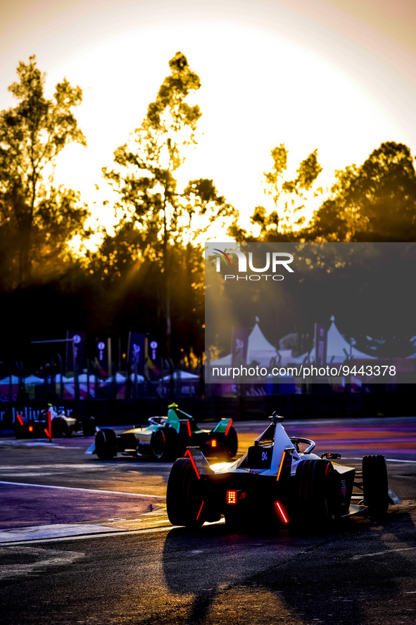 94 WEHRLEIN Pascal (ger), TAG HAUER Porsche Formula E Team, Porsche 99X Electric, action during the 2023 Mexico City ePrix, 1st meeting of t...