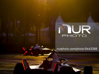 36 LOTTERER Andre (ger), Avalanche Andretti Formula E, Spark-Porsche, Porsche 99X Electric, action during the 2023 Mexico City ePrix, 1st me...