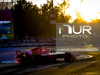 27 DENNIS Jake (gbr), Avalanche Andretti Formula E, Spark-Porsche, Porsche 99X Electric, action during the 2023 Mexico City ePrix, 1st meeti...