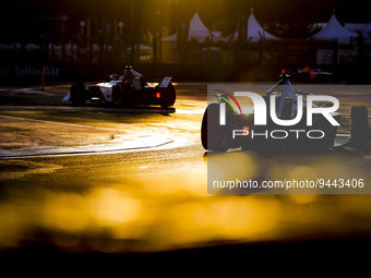 11 DI GRASSI Lucas (bra), Mahindra Racing, Spark-Mahindra, Mahindra M9-Electro, action during the 2023 Mexico City ePrix, 1st meeting of the...