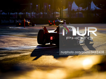 23 FENESTRAZ Sacha (fra), Nissan Formula E Team, Spark-Nissan, Nissan e-4ORCE 04, action during the 2023 Mexico City ePrix, 1st meeting of t...