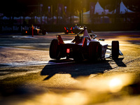 23 FENESTRAZ Sacha (fra), Nissan Formula E Team, Spark-Nissan, Nissan e-4ORCE 04, action during the 2023 Mexico City ePrix, 1st meeting of t...