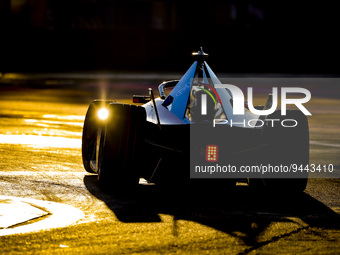 11 DI GRASSI Lucas (bra), Mahindra Racing, Spark-Mahindra, Mahindra M9-Electro, action during the 2023 Mexico City ePrix, 1st meeting of the...