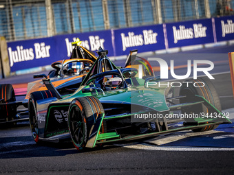 16 BUEMI Sebastien (swi), Envision Racing, Spark-Jaguar, Jaguar I - Time 6, action during the 2023 Mexico City ePrix, 1st meeting of the 202...