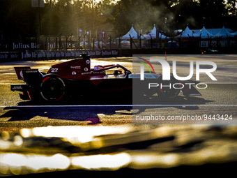 27 DENNIS Jake (gbr), Avalanche Andretti Formula E, Spark-Porsche, Porsche 99X Electric, action during the 2023 Mexico City ePrix, 1st meeti...