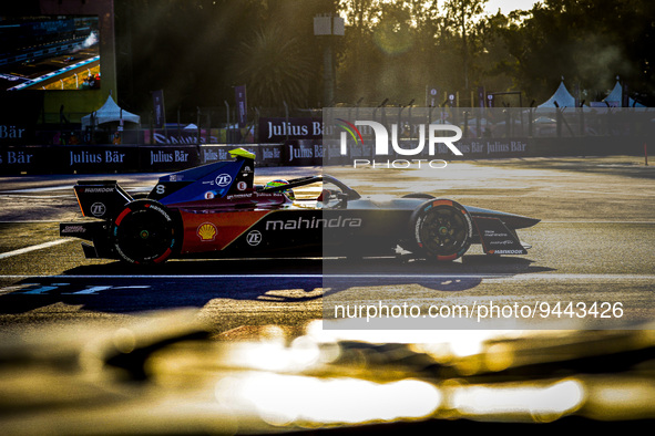 08 ROWLAND Oliver (gbr), Mahindra Racing, Spark-Mahindra, Mahindra M9-Electro, action during the 2023 Mexico City ePrix, 1st meeting of the...