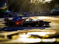 08 ROWLAND Oliver (gbr), Mahindra Racing, Spark-Mahindra, Mahindra M9-Electro, action during the 2023 Mexico City ePrix, 1st meeting of the...