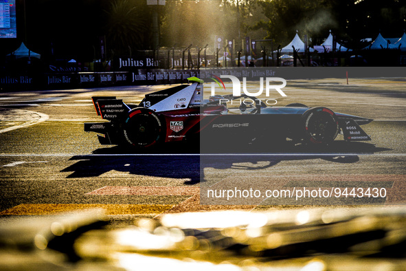 13 DA COSTA Antonio Felix (prt), TAG HAUER Porsche Formula E Team, Porsche 99X Electric, action during the 2023 Mexico City ePrix, 1st meeti...