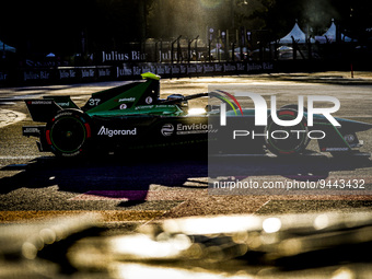 37 CASSIDY Nick (nzl), Envision Racing, Spark-Jaguar, Jaguar I - Time 6, action during the 2023 Mexico City ePrix, 1st meeting of the 2022-2...