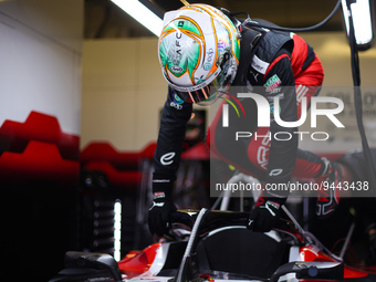 DA COSTA Antonio Felix (prt), TAG HAUER Porsche Formula E Team, Porsche 99X Electric, portrait during the 2023 Mexico City ePrix, 1st meetin...