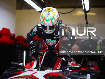 DA COSTA Antonio Felix (prt), TAG HAUER Porsche Formula E Team, Porsche 99X Electric, portrait during the 2023 Mexico City ePrix, 1st meetin...