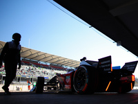 94 WEHRLEIN Pascal (ger), TAG HAUER Porsche Formula E Team, Porsche 99X Electric, action during the 2023 Mexico City ePrix, 1st meeting of t...