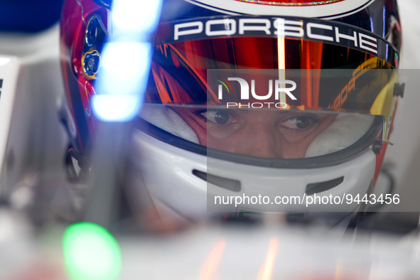 WEHRLEIN Pascal (ger), TAG HAUER Porsche Formula E Team, Porsche 99X Electric, portrait during the 2023 Mexico City ePrix, 1st meeting of th...