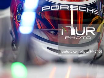 WEHRLEIN Pascal (ger), TAG HAUER Porsche Formula E Team, Porsche 99X Electric, portrait during the 2023 Mexico City ePrix, 1st meeting of th...