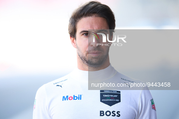 DA COSTA Antonio Felix (prt), TAG HAUER Porsche Formula E Team, Porsche 99X Electric, portrait during the 2023 Mexico City ePrix, 1st meetin...