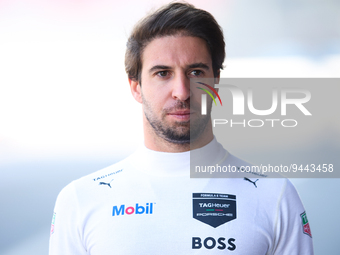 DA COSTA Antonio Felix (prt), TAG HAUER Porsche Formula E Team, Porsche 99X Electric, portrait during the 2023 Mexico City ePrix, 1st meetin...