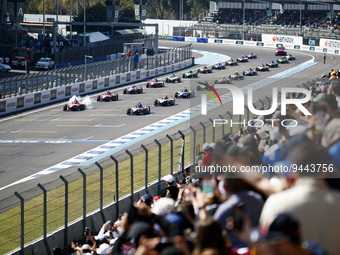 Start during the 2023 Mexico City ePrix, 1st meeting of the 2022-23 ABB FIA Formula E World Championship, on the Autodromo Hermanos Rodrigue...