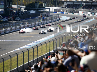 Start during the 2023 Mexico City ePrix, 1st meeting of the 2022-23 ABB FIA Formula E World Championship, on the Autodromo Hermanos Rodrigue...