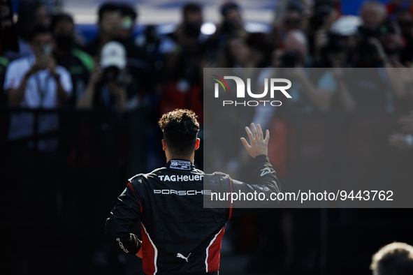 WEHRLEIN Pascal (ger), TAG HAUER Porsche Formula E Team, Porsche 99X Electric, portrait during the 2023 Mexico City ePrix, 1st meeting of th...