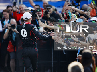 DENNIS Jake (gbr), Avalanche Andretti Formula E, Spark-Porsche, Porsche 99X Electric, portrait during the 2023 Mexico City ePrix, 1st meetin...