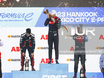 DENNIS Jake (gbr), Avalanche Andretti Formula E, Spark-Porsche, Porsche 99X Electric, portrait DI GRASSI Lucas (bra), Mahindra Racing, Spark...