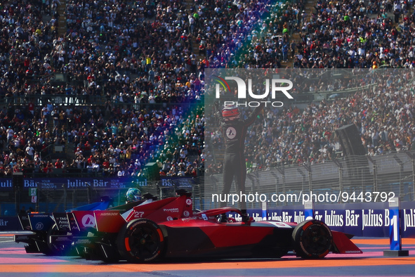 DENNIS Jake (gbr), Avalanche Andretti Formula E, Spark-Porsche, Porsche 99X Electric, portrait during the 2023 Mexico City ePrix, 1st meetin...