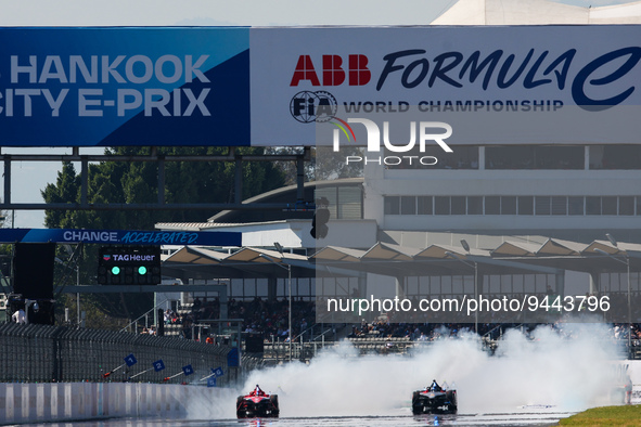 Start during the 2023 Mexico City ePrix, 1st meeting of the 2022-23 ABB FIA Formula E World Championship, on the Autodromo Hermanos Rodrigue...