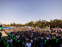 foule, crowd ambiance illustration podium during the 2023 Mexico City ePrix, 1st meeting of the 2022-23 ABB FIA Formula E World Championship...