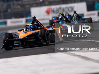 58 RAST Rene (ger), Neom McLaren Formula E Team, Spark-Nissan, Nissan e-4ORCE 04, action during the 2023 Mexico City ePrix, 1st meeting of t...