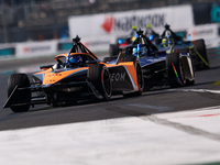 58 RAST Rene (ger), Neom McLaren Formula E Team, Spark-Nissan, Nissan e-4ORCE 04, action during the 2023 Mexico City ePrix, 1st meeting of t...