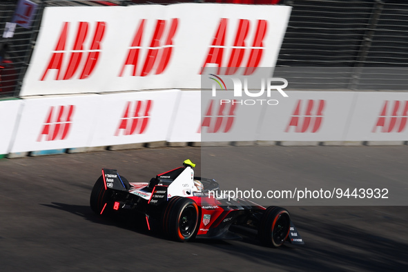 13 DA COSTA Antonio Felix (prt), TAG HAUER Porsche Formula E Team, Porsche 99X Electric, action during the 2023 Mexico City ePrix, 1st meeti...