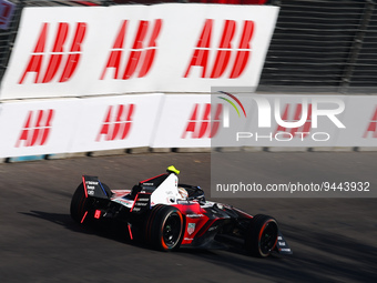 13 DA COSTA Antonio Felix (prt), TAG HAUER Porsche Formula E Team, Porsche 99X Electric, action during the 2023 Mexico City ePrix, 1st meeti...