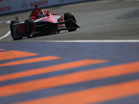 27 DENNIS Jake (gbr), Avalanche Andretti Formula E, Spark-Porsche, Porsche 99X Electric, action during the 2023 Mexico City ePrix, 1st meeti...