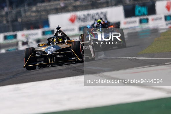 01 VANDOORNE Stoffel (bel), DS Penske Formula E Team, Spark-DS, DS E-Tense FE23, action during the 2023 Mexico City ePrix, 1st meeting of th...