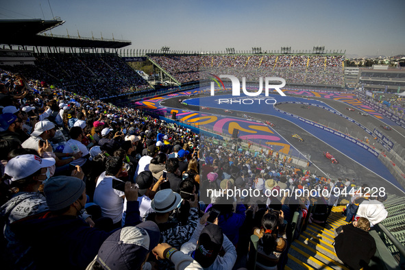 27 DENNIS Jake (gbr), Avalanche Andretti Formula E, Spark-Porsche, Porsche 99X Electric, action during the 2023 Mexico City ePrix, 1st meeti...