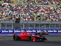 27 DENNIS Jake (gbr), Avalanche Andretti Formula E, Spark-Porsche, Porsche 99X Electric, action during the 2023 Mexico City ePrix, 1st meeti...