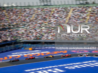 11 DI GRASSI Lucas (bra), Mahindra Racing, Spark-Mahindra, Mahindra M9-Electro, action during the 2023 Mexico City ePrix, 1st meeting of the...