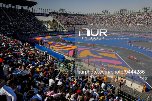 27 DENNIS Jake (gbr), Avalanche Andretti Formula E, Spark-Porsche, Porsche 99X Electric, action during the 2023 Mexico City ePrix, 1st meeti...