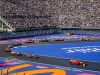 27 DENNIS Jake (gbr), Avalanche Andretti Formula E, Spark-Porsche, Porsche 99X Electric, action during the 2023 Mexico City ePrix, 1st meeti...