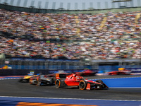 27 DENNIS Jake (gbr), Avalanche Andretti Formula E, Spark-Porsche, Porsche 99X Electric, action during the 2023 Mexico City ePrix, 1st meeti...