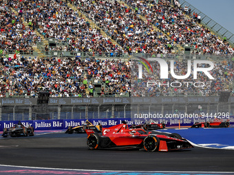 27 DENNIS Jake (gbr), Avalanche Andretti Formula E, Spark-Porsche, Porsche 99X Electric, action during the 2023 Mexico City ePrix, 1st meeti...