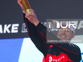 DENNIS Jake (gbr), Avalanche Andretti Formula E, Spark-Porsche, Porsche 99X Electric, portrait during the 2023 Mexico City ePrix, 1st meetin...