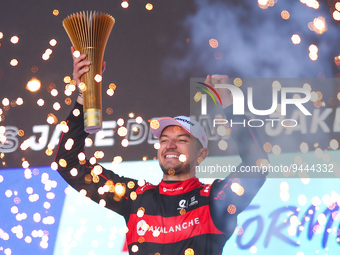 DENNIS Jake (gbr), Avalanche Andretti Formula E, Spark-Porsche, Porsche 99X Electric, portrait during the 2023 Mexico City ePrix, 1st meetin...