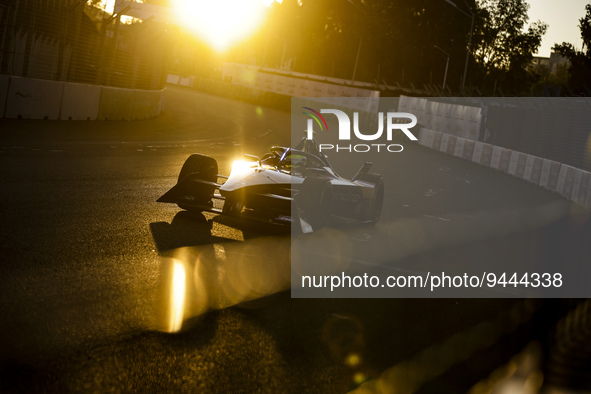 08 ROWLAND Oliver (gbr), Mahindra Racing, Spark-Mahindra, Mahindra M9-Electro, action during the 2023 Hankook Mexico City E-Prix, 1st meetin...