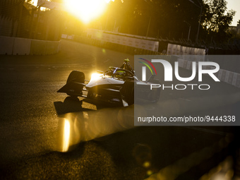 08 ROWLAND Oliver (gbr), Mahindra Racing, Spark-Mahindra, Mahindra M9-Electro, action during the 2023 Hankook Mexico City E-Prix, 1st meetin...