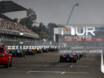 Starting grid during the 2023 Hankook Mexico City E-Prix, 1st meeting of the 2022-23 ABB FIA Formula E World Championship, on the Autodromo...