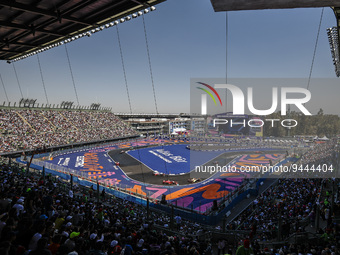 Action at Foro Sol during the 2023 Hankook Mexico City E-Prix, 1st meeting of the 2022-23 ABB FIA Formula E World Championship, on the Autod...